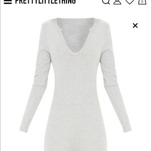 Gray Pretty little thing jumpsuit